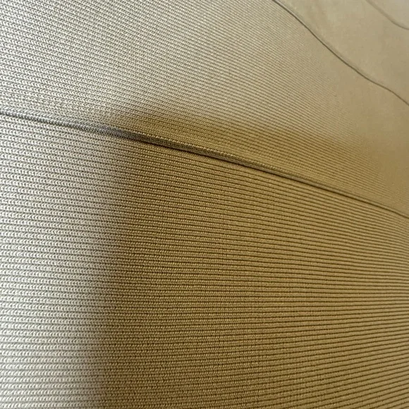 BCBGMAXAZRIA Nude Bandage Bodycon Skirt (Rayon) | Size L | Waist Shaper Effect - Picture 8 of 10